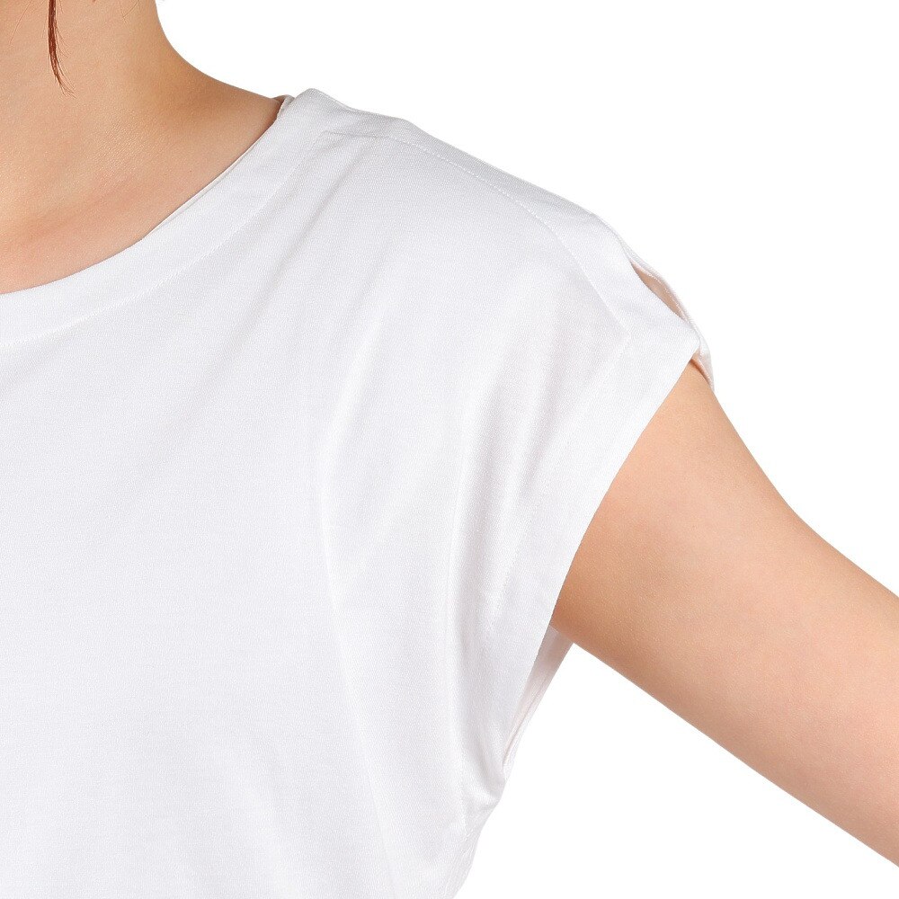 プーマ（PUMA）（レディース）ウィメンズ ヨガ スタジオ FOUNDATION 半袖Tシャツ 522738 02 WHT