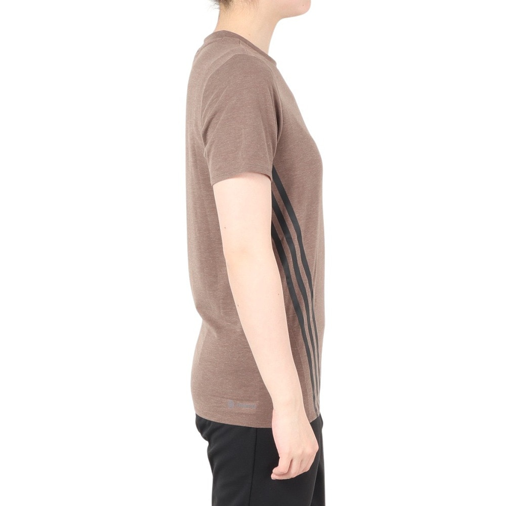 アディダス（adidas）（レディース）トレイン アイコンズ スリーストライプス 半袖Tシャツ CA028-HS2358