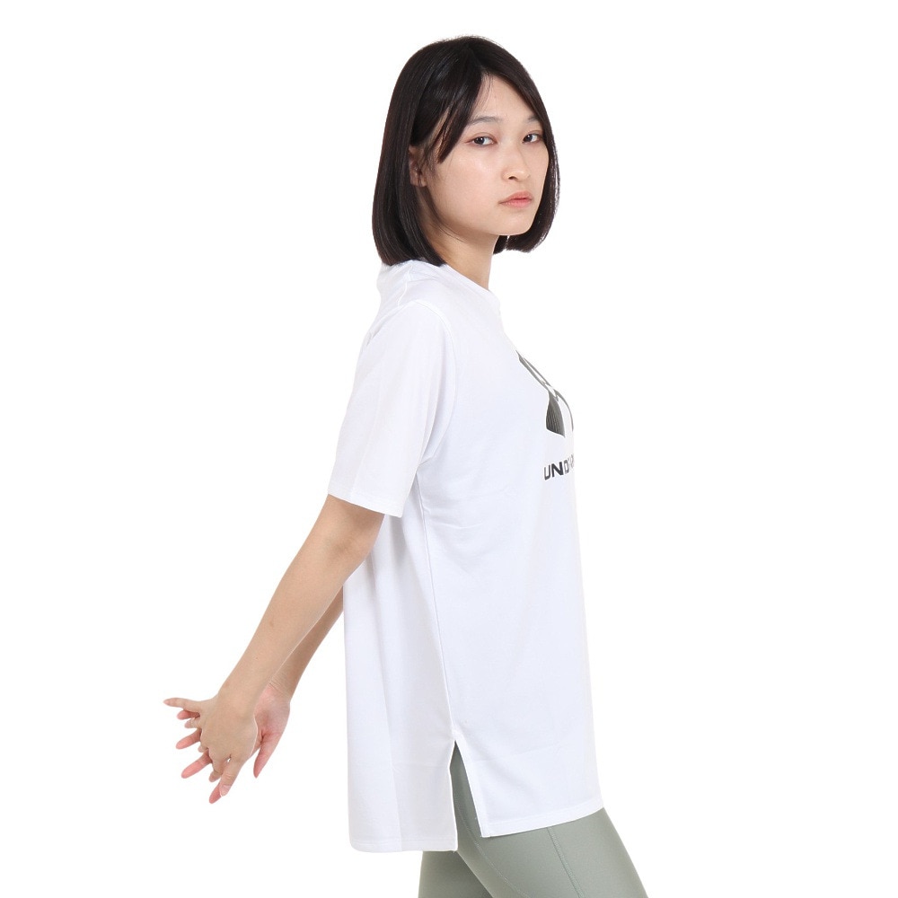 アンダーアーマー（UNDER ARMOUR）（レディース）半袖Tシャツ レディース テック オーバーサイズド  1381230 100