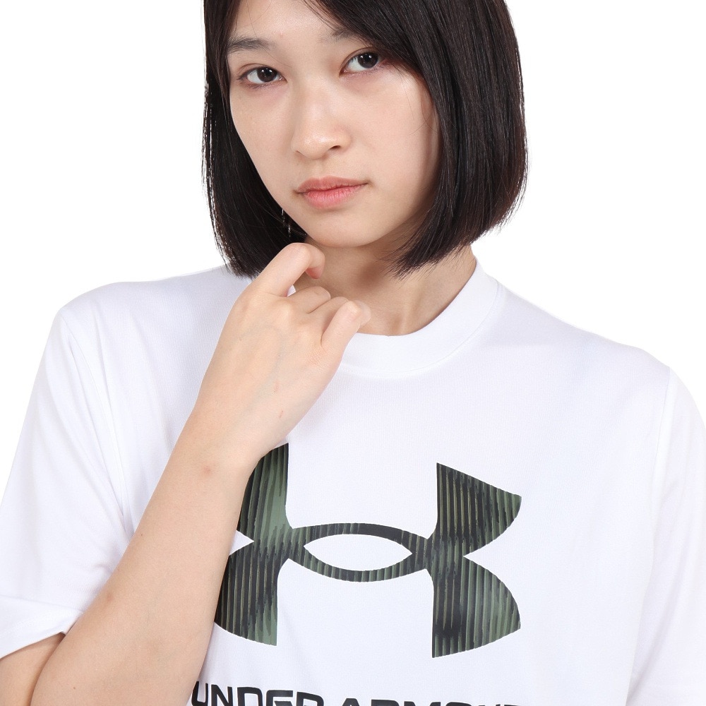 アンダーアーマー（UNDER ARMOUR）（レディース）半袖Tシャツ レディース テック オーバーサイズド  1381230 100