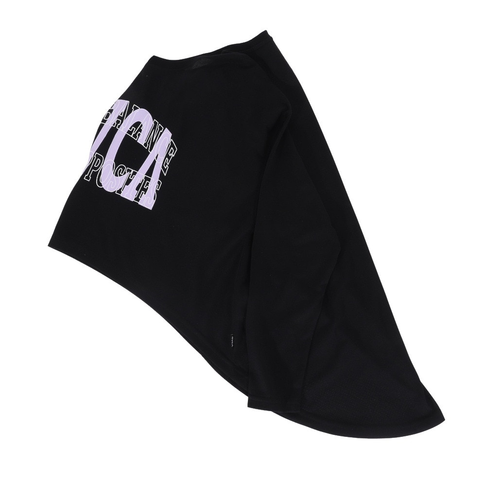 ルーカ（RVCA）（レディース）半袖Tシャツ レディース THE BALANCE LONG SLEEVE  ラッシュガード BD043810 BLK