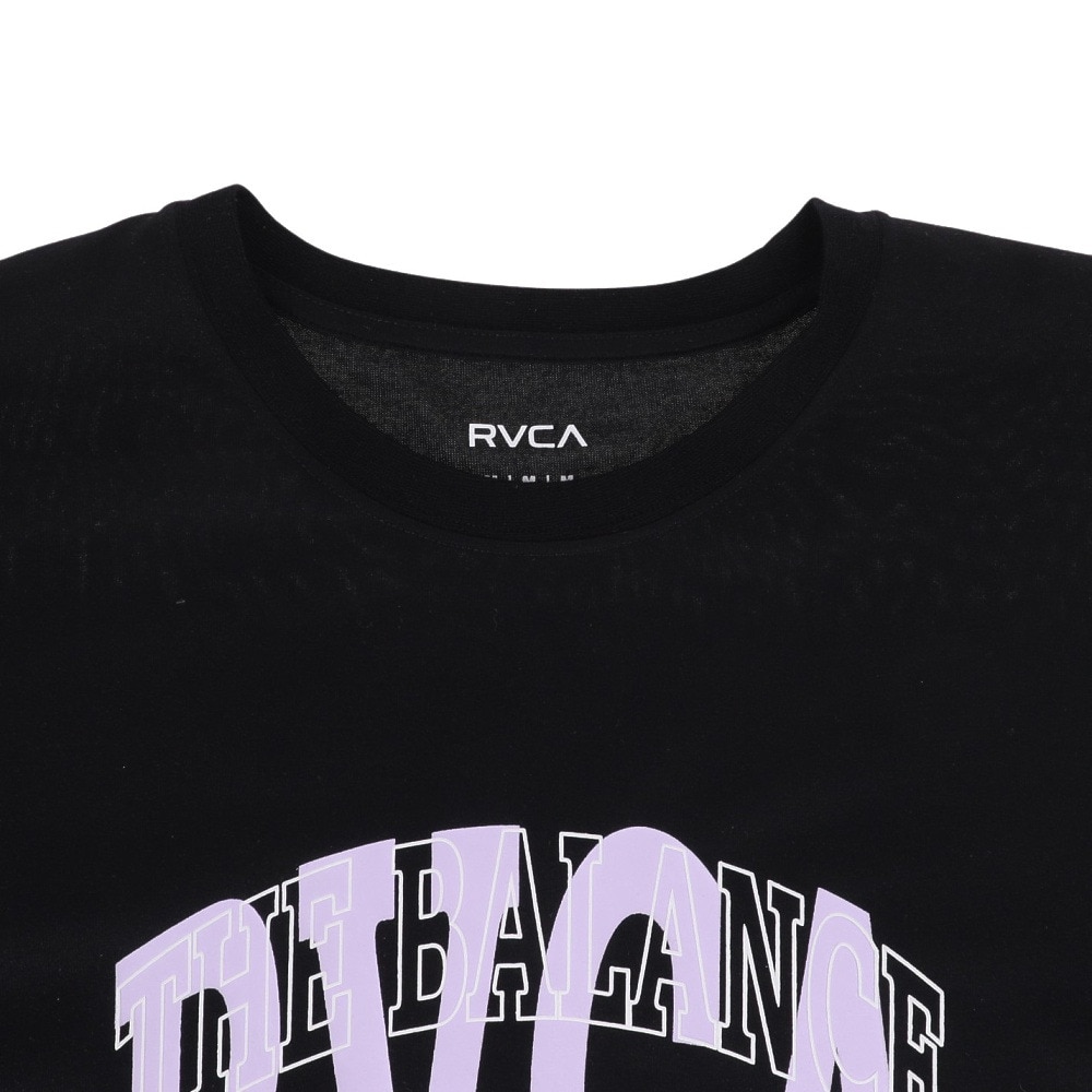 ルーカ（RVCA）（レディース）半袖Tシャツ レディース THE BALANCE LONG SLEEVE  ラッシュガード BD043810 BLK