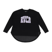 ルーカ（RVCA）（レディース）半袖Tシャツ レディース THE BALANCE LONG SLEEVE  ラッシュガード BD043810 BLK