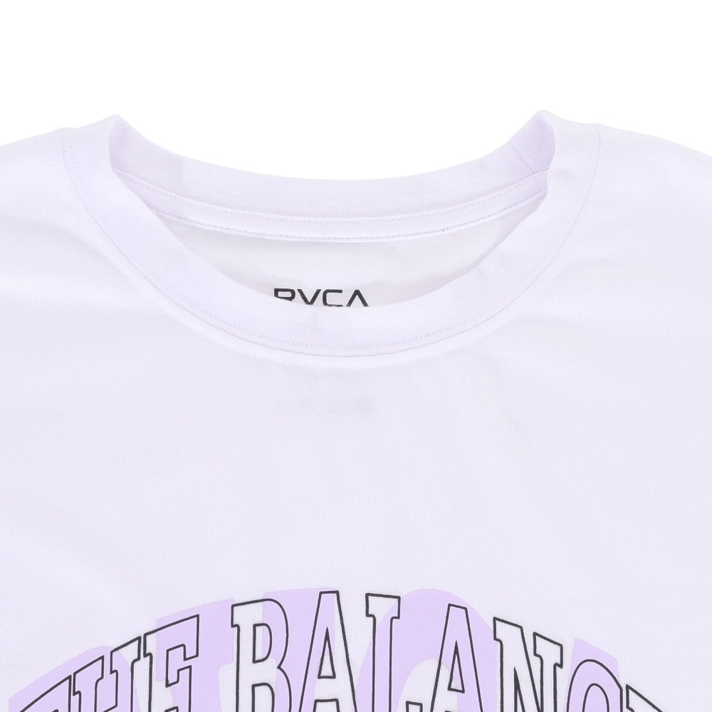 ルーカ（RVCA）（レディース）半袖Tシャツ レディース THE BALANCE LONG SLEEVE  BD043810 WHT