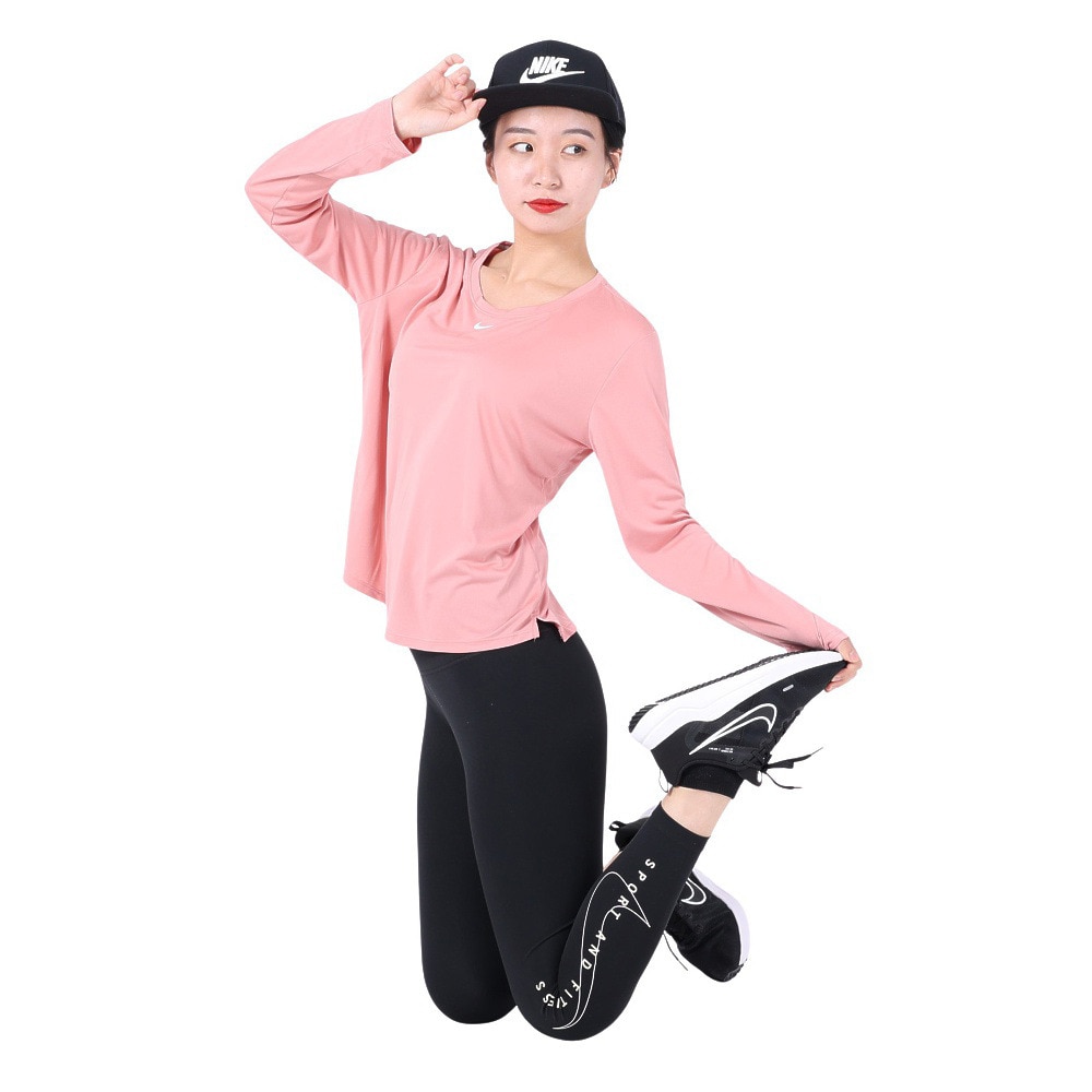 ナイキ（NIKE）（レディース）長袖Tシャツ レディース ワン ドライフィット スタンダード DD0642-618