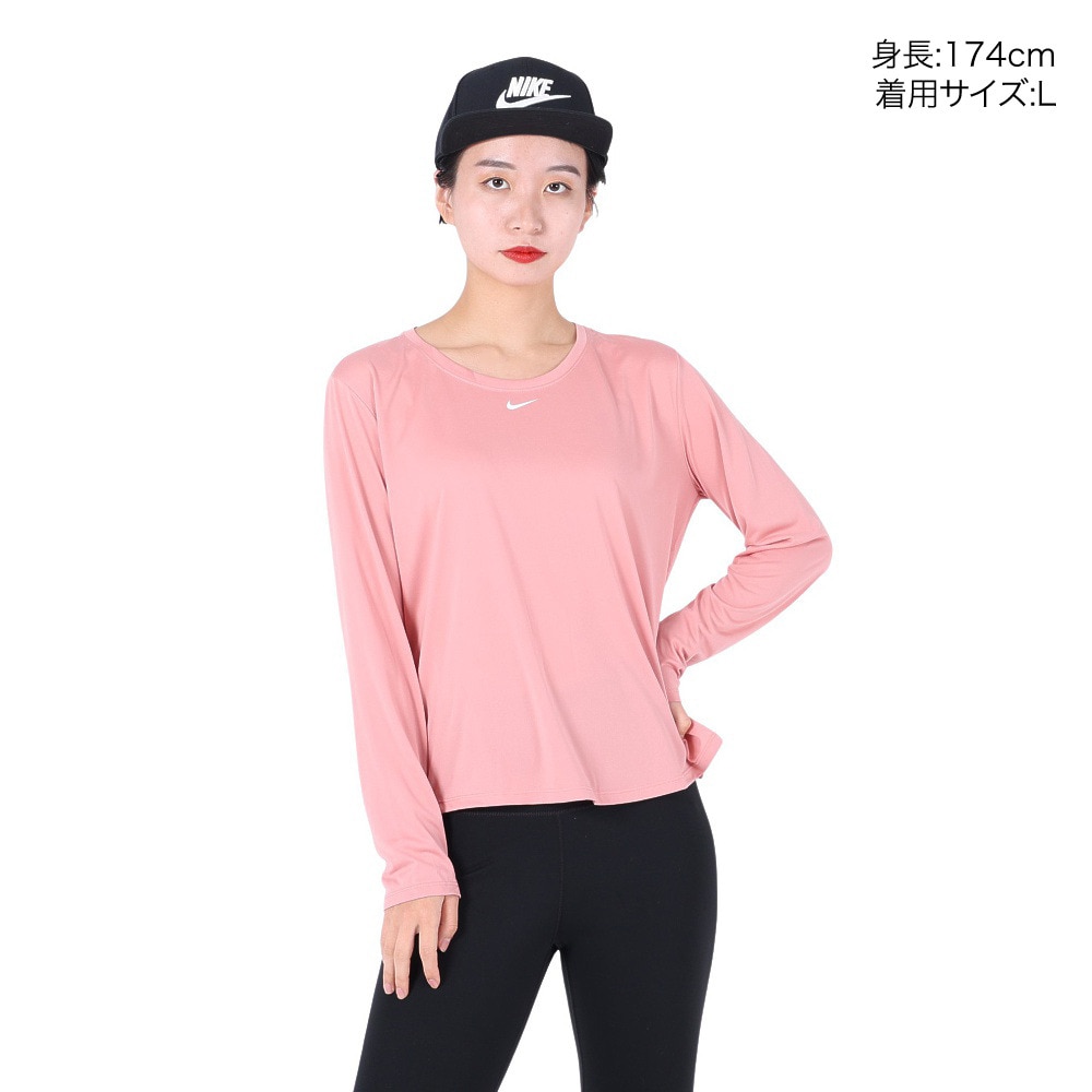 ナイキ（NIKE）（レディース）長袖Tシャツ レディース ワン ドライフィット スタンダード DD0642-618