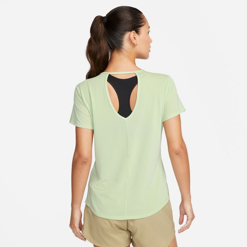 ナイキ（NIKE）（レディース）tシャツ 半袖 グリーン ワン ドライフィット ブリーズ STD DX0132-343