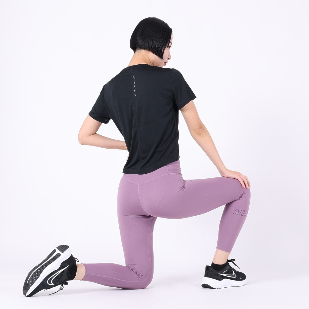 ナイキ（NIKE）（レディース）半袖Tシャツ レディース ドライフィット ワン クロップ FN7255-010