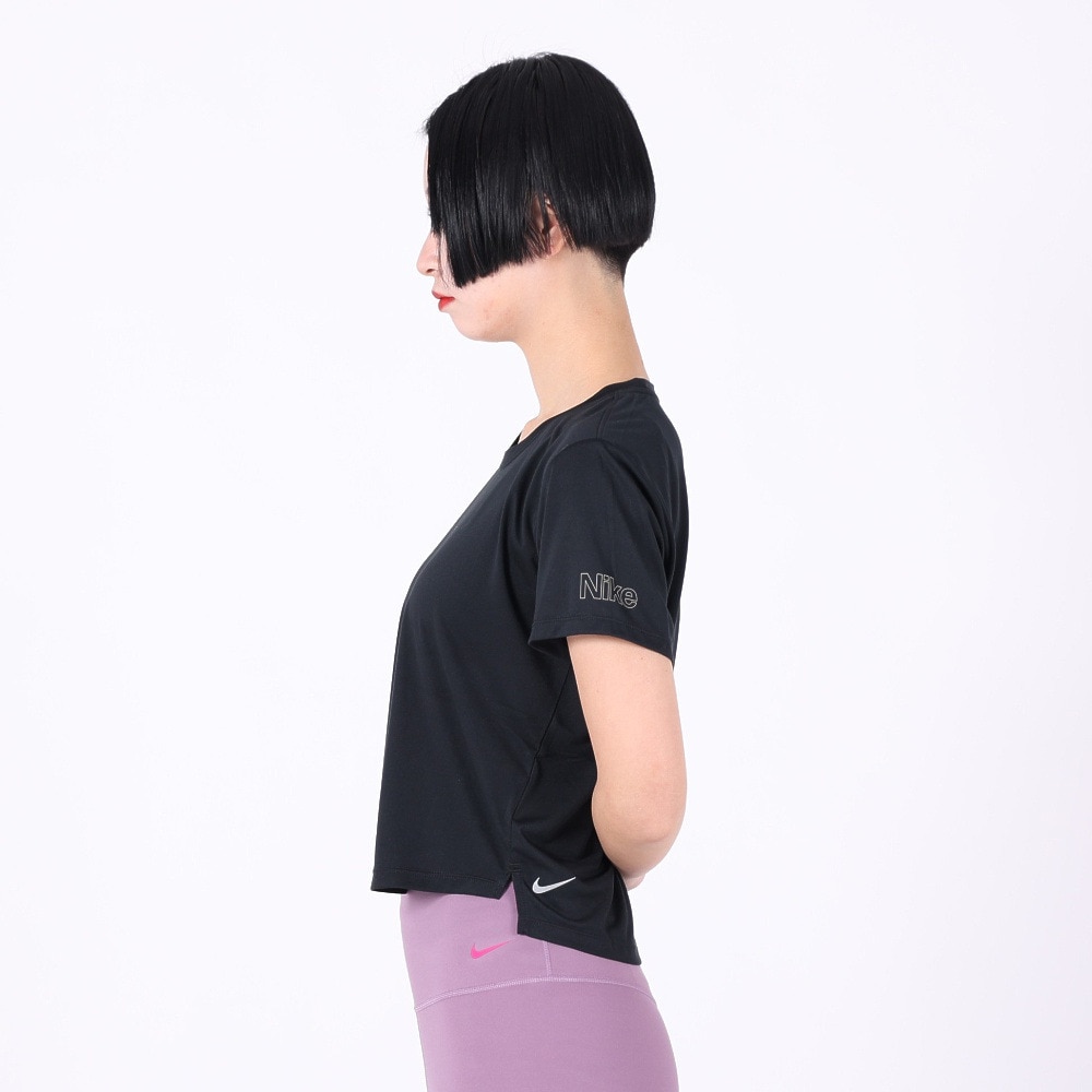 ナイキ（NIKE）（レディース）半袖Tシャツ レディース ドライフィット ワン クロップ FN7255-010