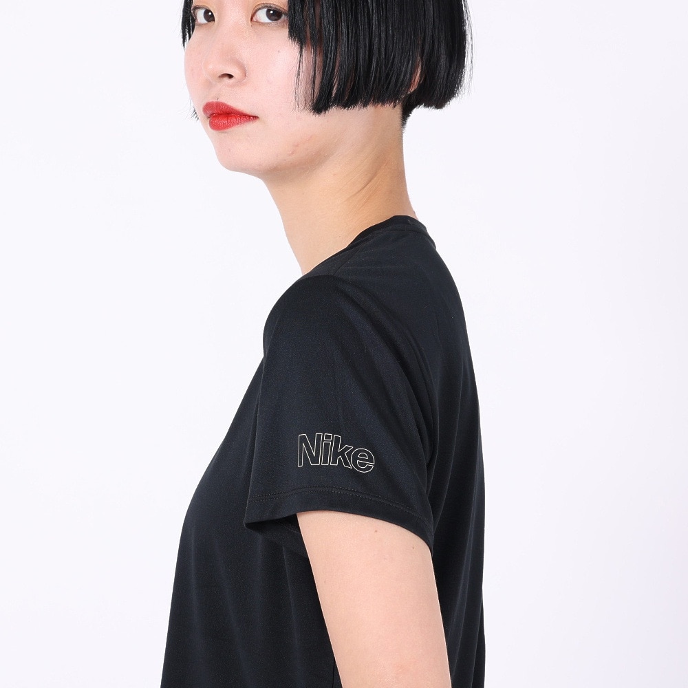 ナイキ（NIKE）（レディース）半袖Tシャツ レディース ドライフィット ワン クロップ FN7255-010