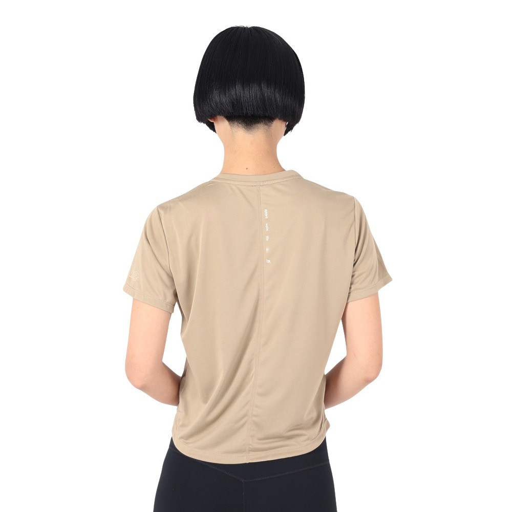 ナイキ（NIKE）（レディース）半袖Tシャツ レディースドライフィット ワン クロップ トップ FN7255-247