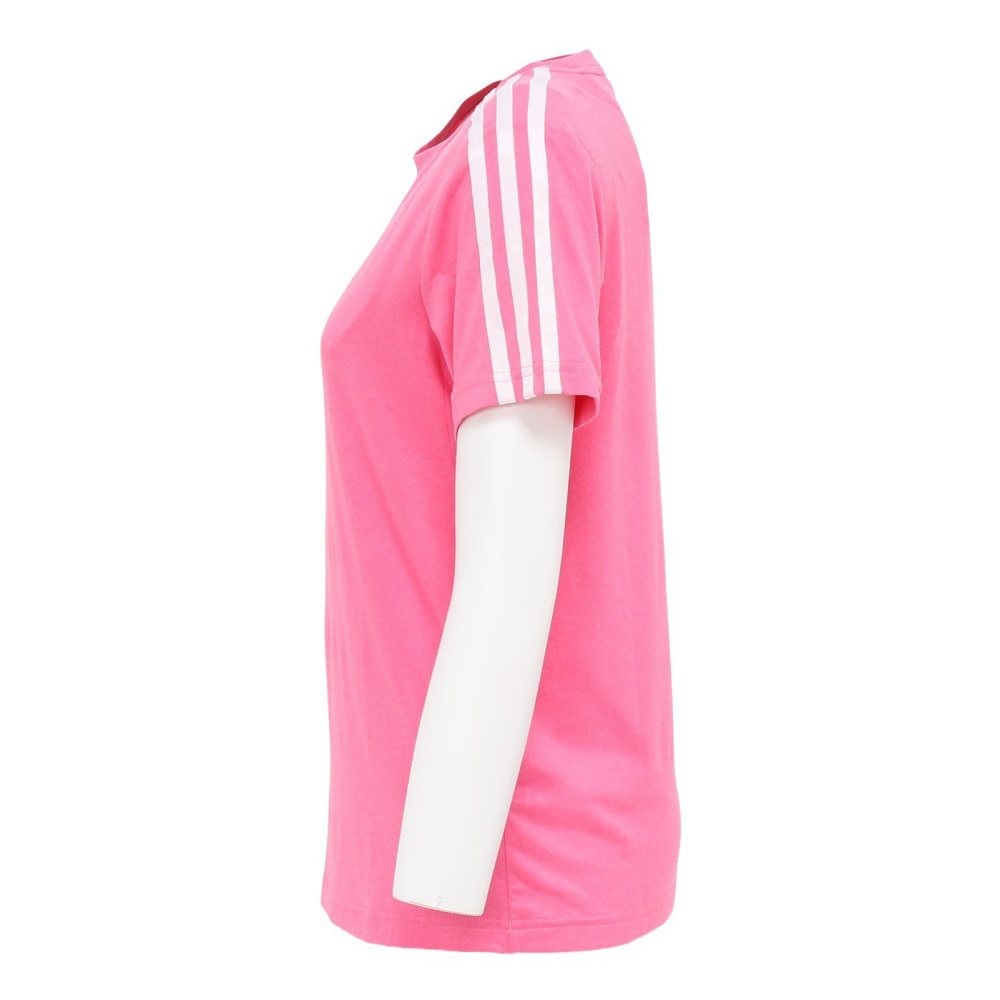 アディダス（adidas）（レディース）半袖Tシャツ レディース エッセンシャルズ スリーストライプス BUT04-HZ5688