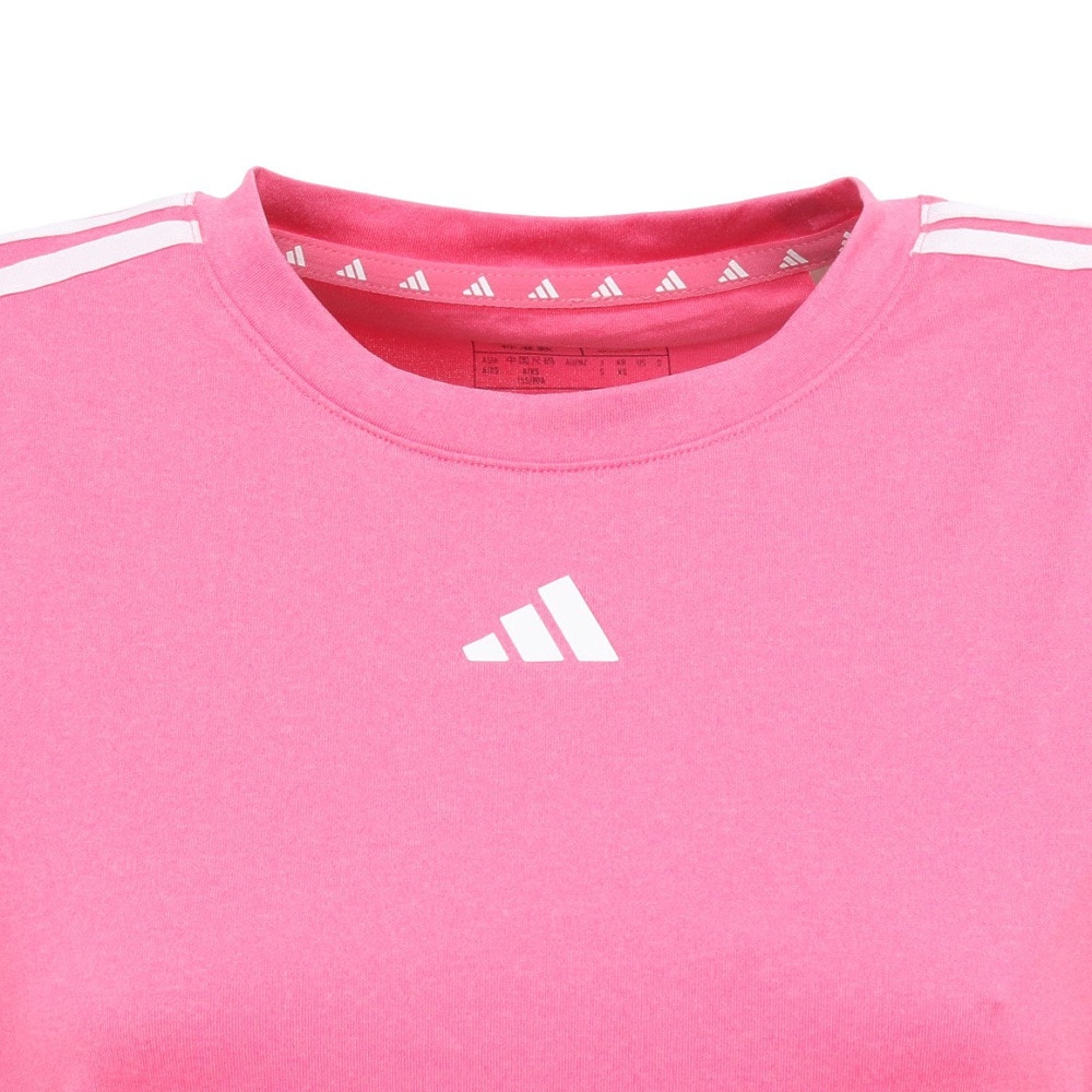 アディダス（adidas）（レディース）半袖Tシャツ レディース エッセンシャルズ スリーストライプス BUT04-HZ5688