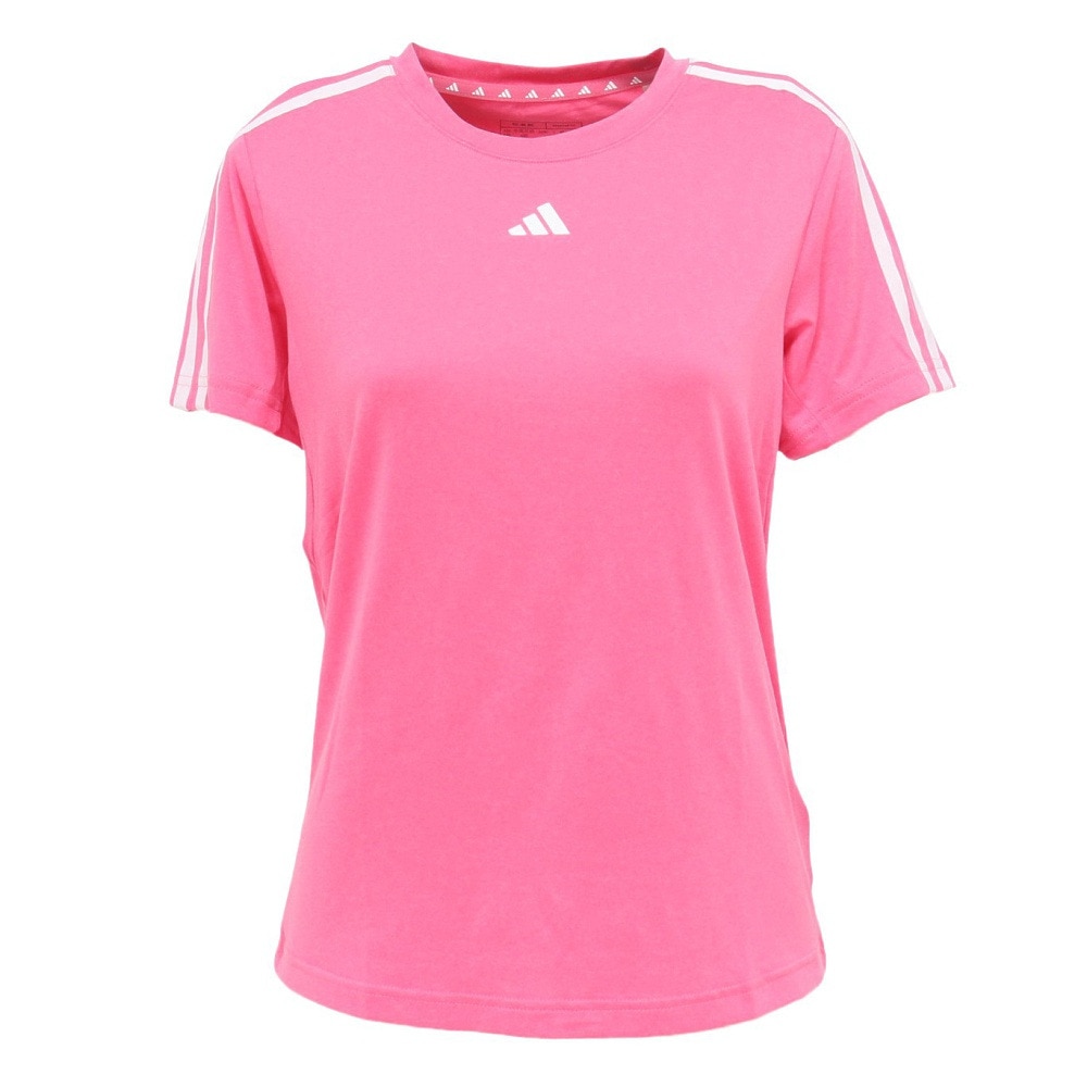 アディダス（adidas）（レディース）半袖Tシャツ レディース エッセンシャルズ スリーストライプス BUT04-HZ5688