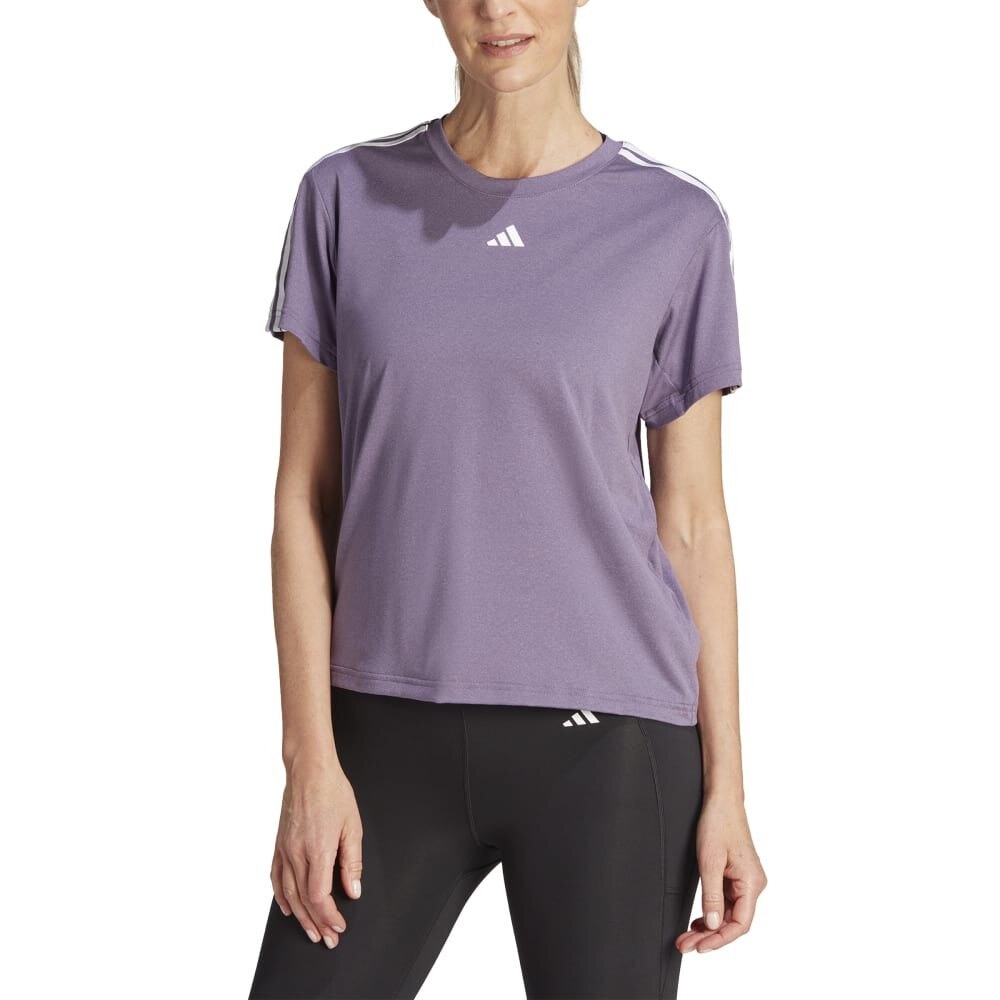 アディダス（adidas）（レディース）半袖Tシャツ レディース エッセンシャルズ スリーストライプス BUT04-HZ5692