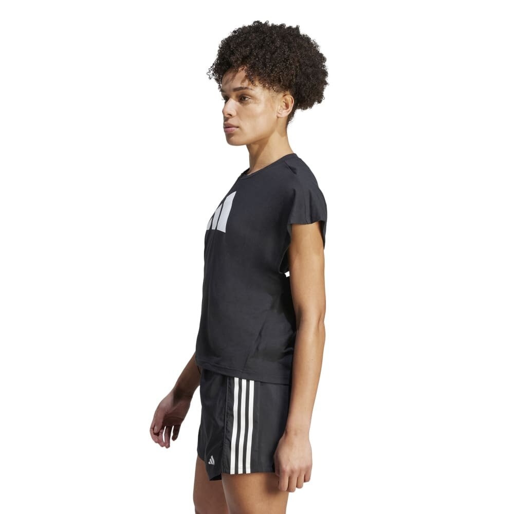 アディダス（adidas）（レディース）トレイン アイコンズ トレーニング レギュラーフィット 半袖ロゴTシャツ DJD38-HY9258