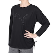 (レディース)長袖Tシャツ レディース MOTION  677699 01 BLK