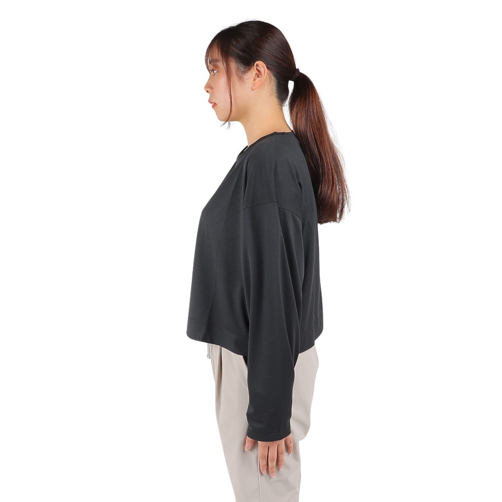 ダンスキン（DANSKIN）（レディース）長袖Tシャツ レディース サップルスキン ヨガ DC523104 K