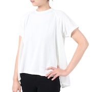 ダンスキン(DANSKIN)(レディース)半袖Tシャツ レディース ベントチュールフレアトップ DC523302 JW
