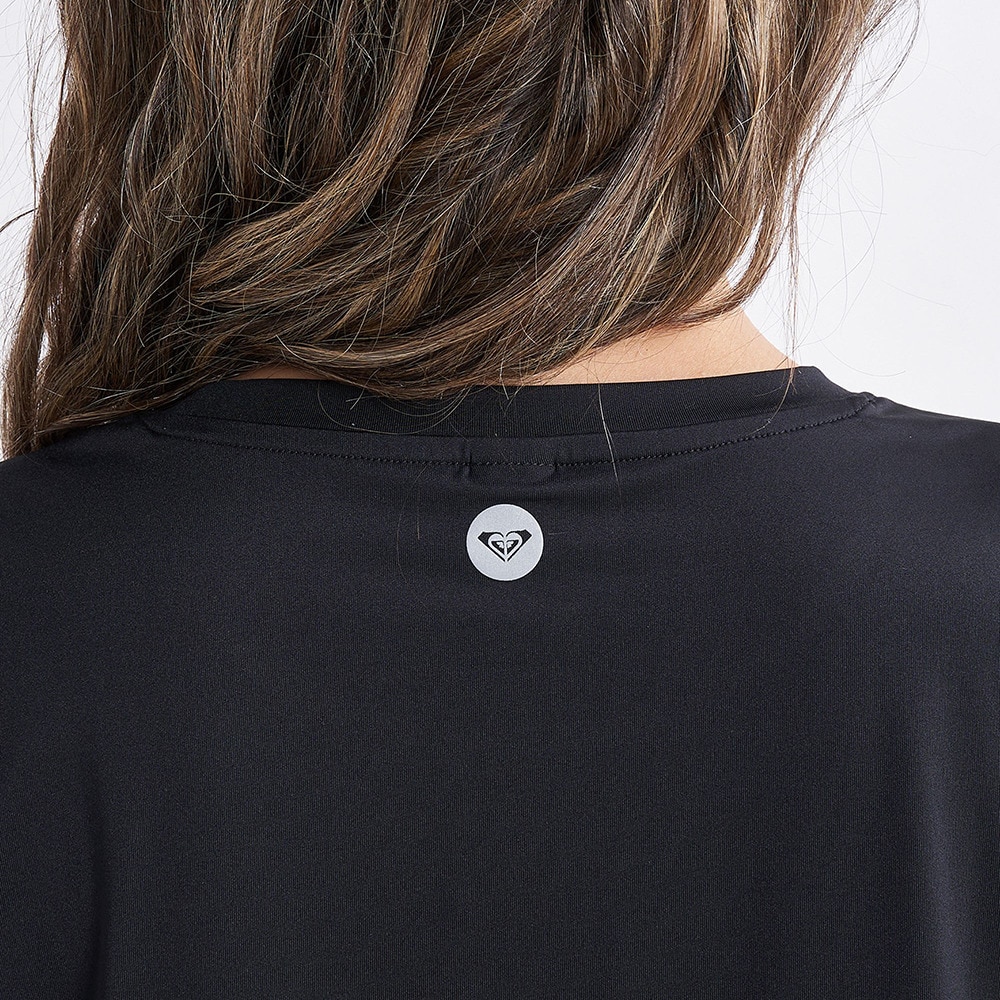 ロキシー（ROXY）（レディース）半袖Ｔシャツ レディース 水陸両用 速乾 UVカット SOMEHOW 23FWRST234548BLK