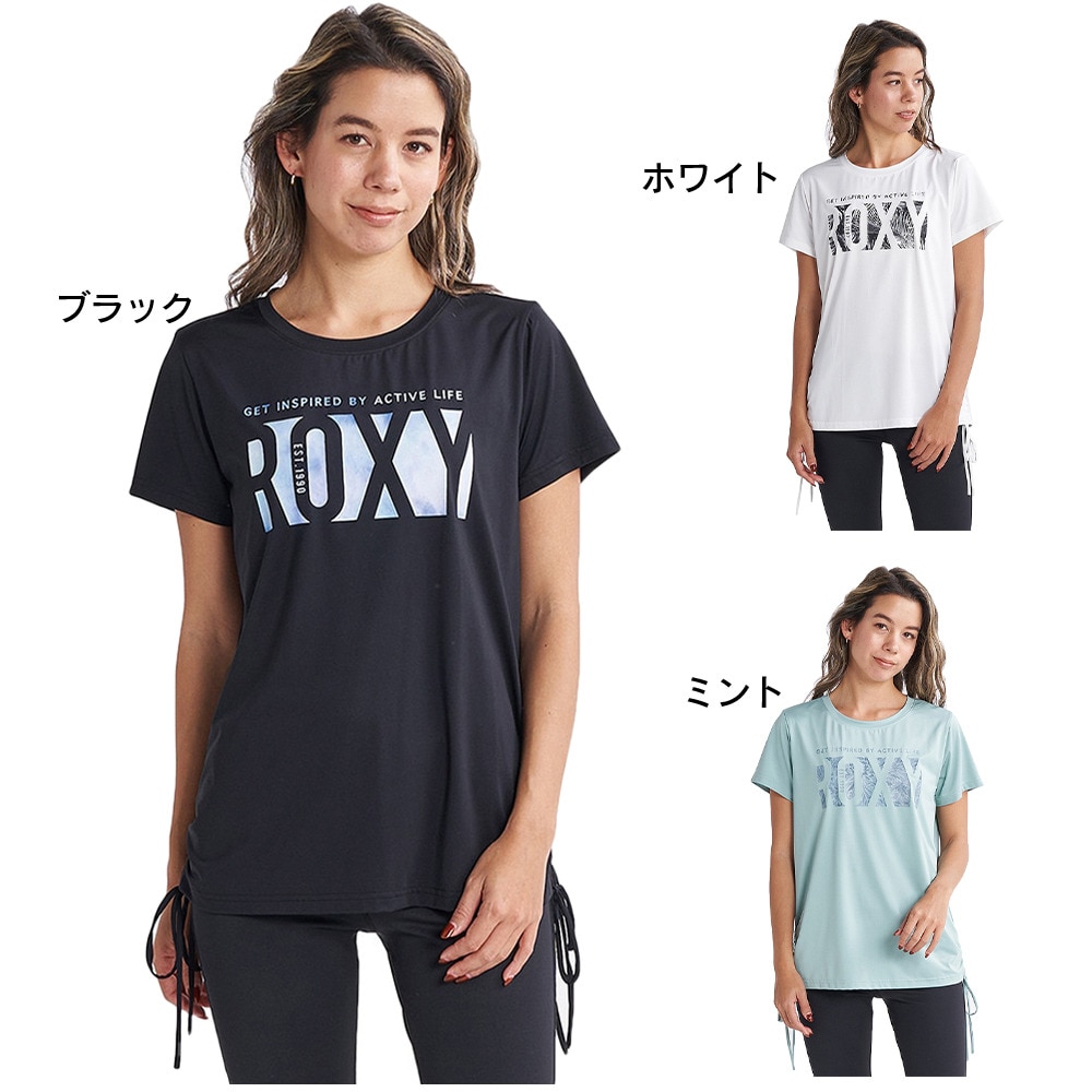 ロキシー（ROXY）（レディース）半袖Tシャツ レディース 水陸両用  SOMEHOW 23FWRST234548GRN