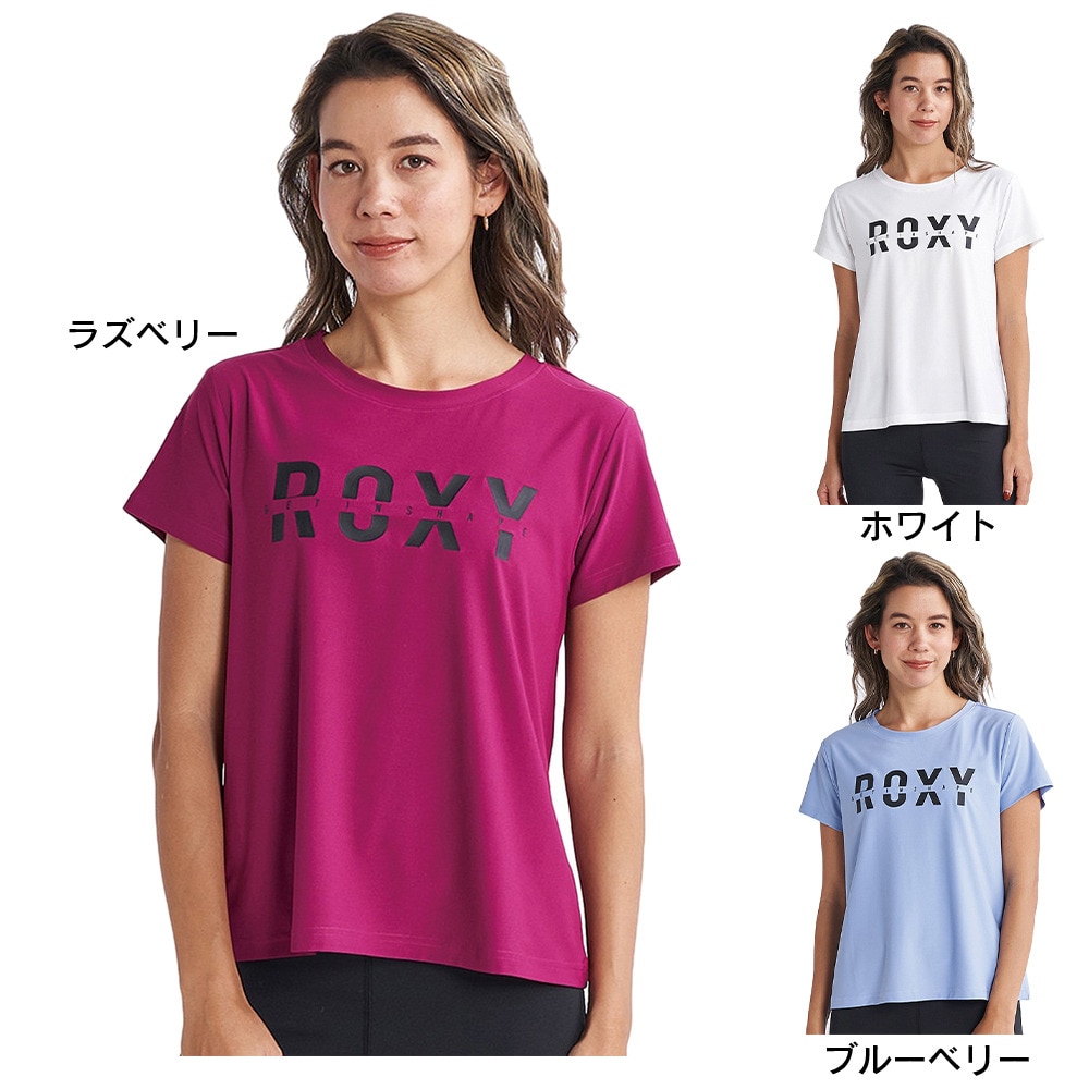 ロキシー（ROXY）（レディース）半袖Ｔシャツ レディース 水陸両用  BY YOUR SIDE 23FWRST234545WHT