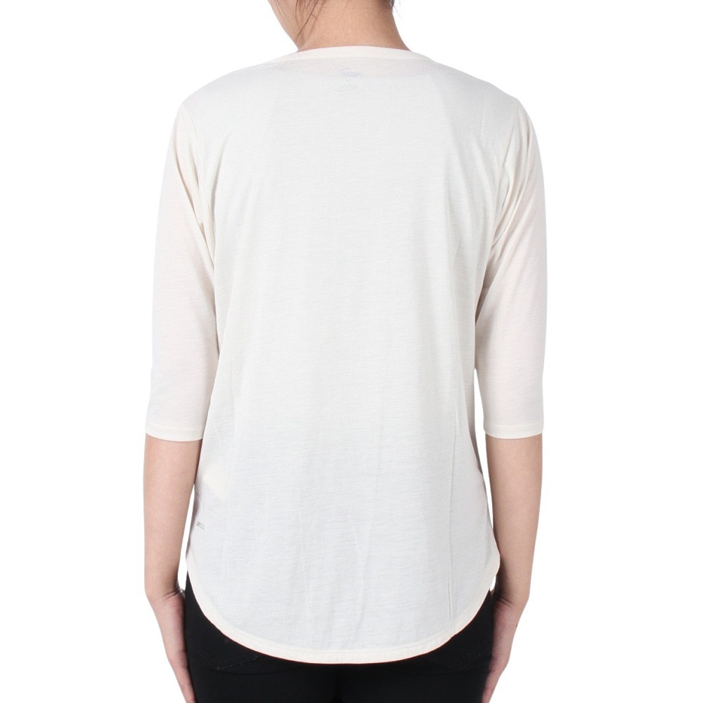 プーマ（PUMA）（レディース）STUDIO ヨガ 3/4 七分袖Tシャツ 524299 87 BEG