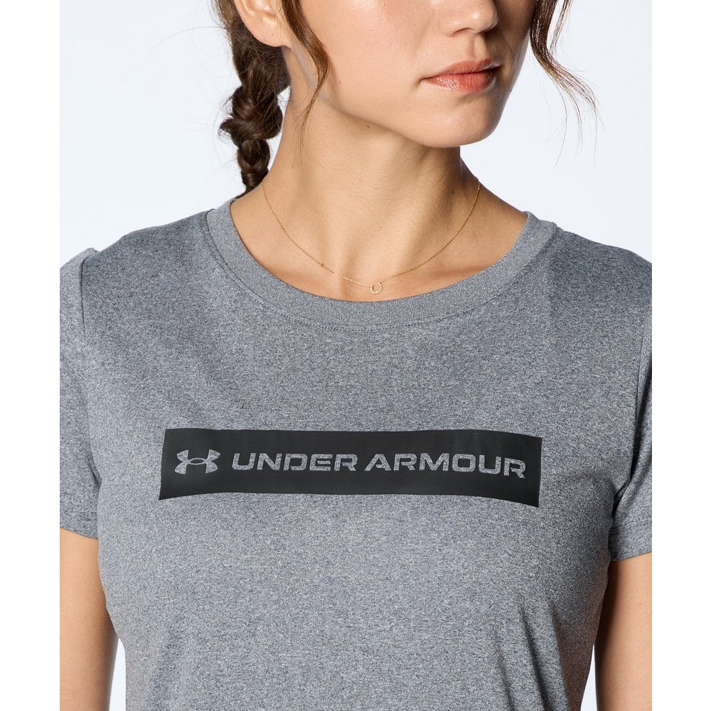 アンダーアーマー（UNDER ARMOUR）（レディース）テック ワードマーク 半袖Tシャツ 1384707 025
