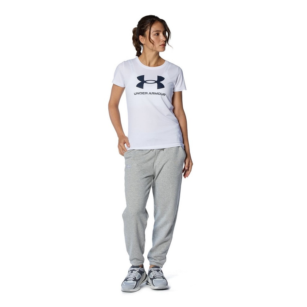 アンダーアーマー（UNDER ARMOUR）（レディース）テック ビッグロゴ 半袖Tシャツ 1384708 100