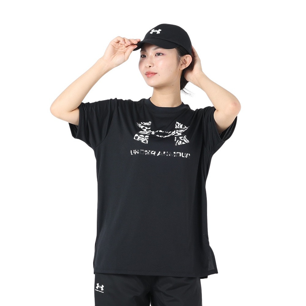 アンダーアーマー（UNDER ARMOUR）（レディース）テック オーバーサイズ ショートスリーブTシャツ 1384711 001