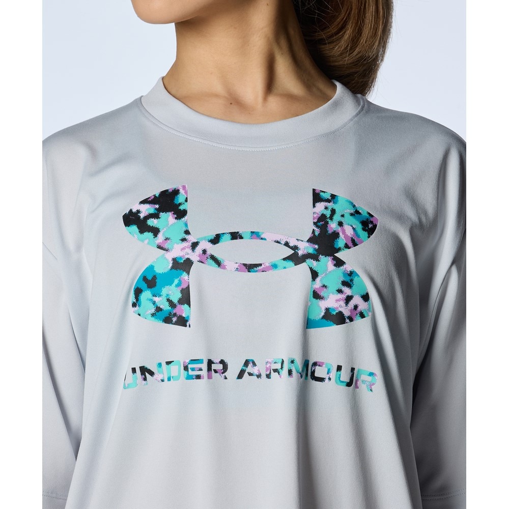アンダーアーマー（UNDER ARMOUR）（レディース）テック オーバーサイズ 半袖Tシャツ 1384711 014
