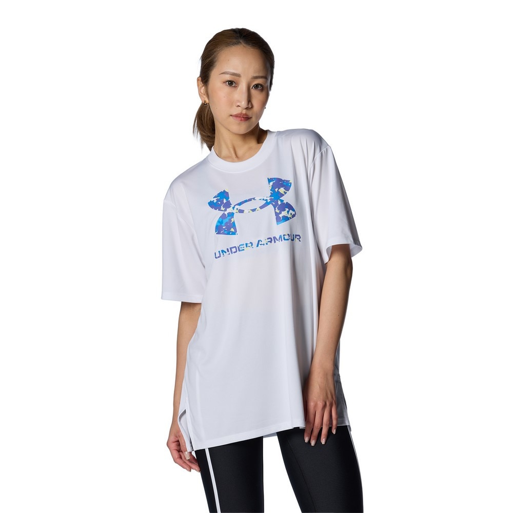 アンダーアーマー（UNDER ARMOUR）（レディース）テック オーバーサイズ 半袖Tシャツ 1384711 101