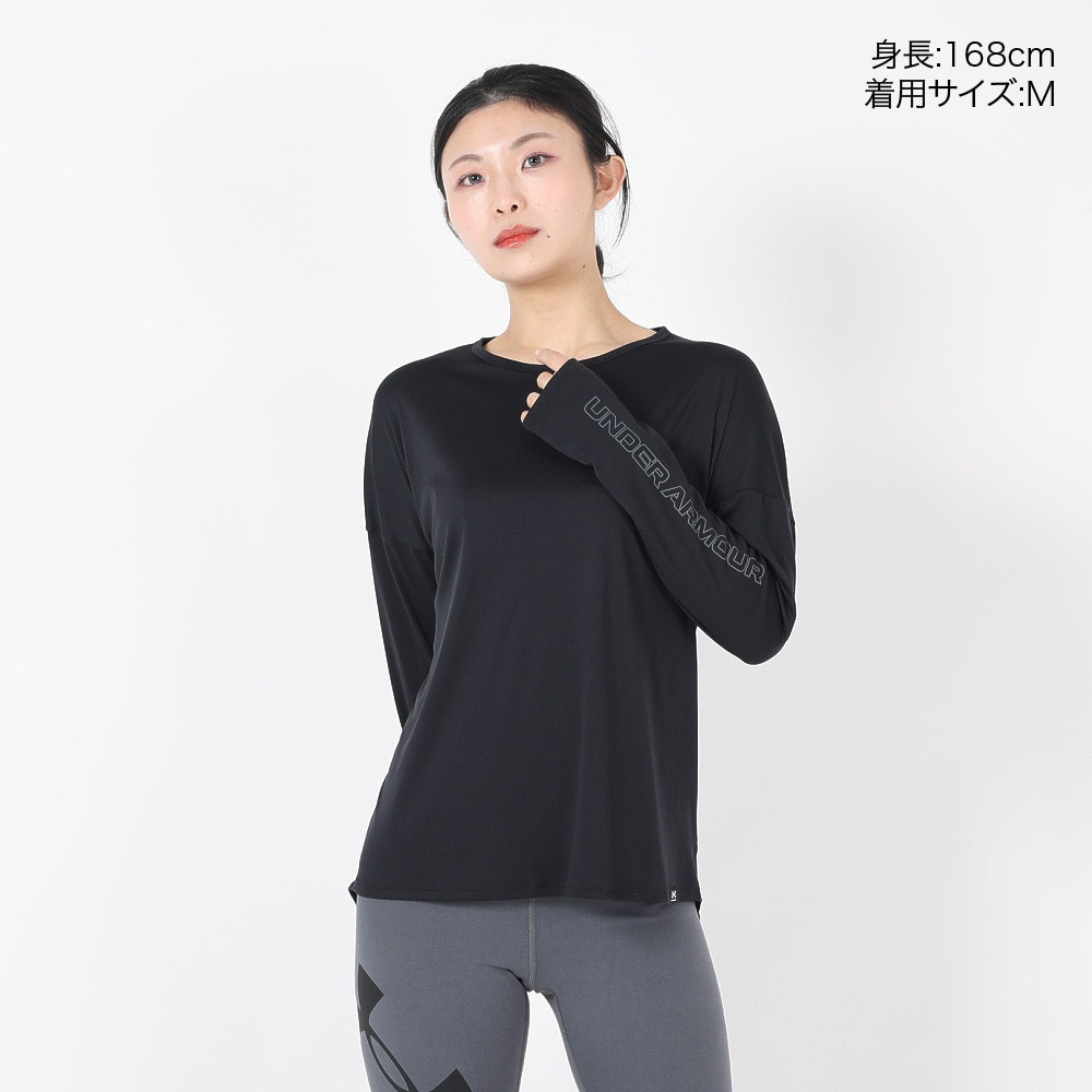 アンダーアーマー（UNDER ARMOUR）（レディース）テック ロングスリーブTシャツ 1384937 001