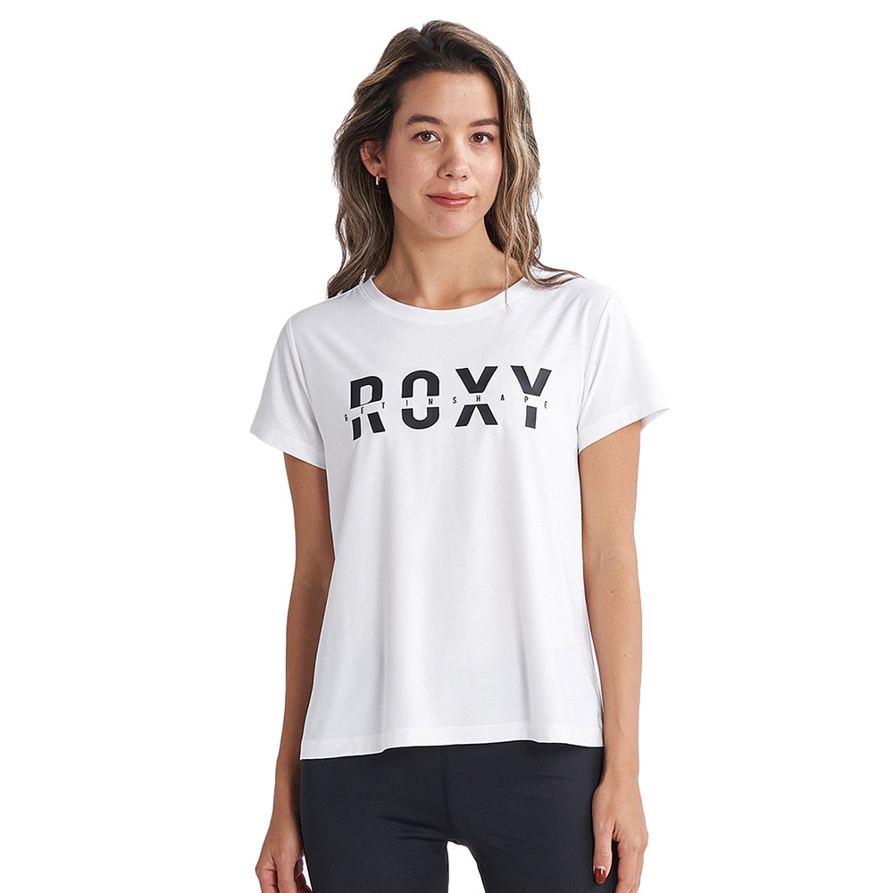 ロキシー（ROXY）（レディース）半袖Ｔシャツ レディース 水陸両用  BY YOUR SIDE 23FWRST234545WHT