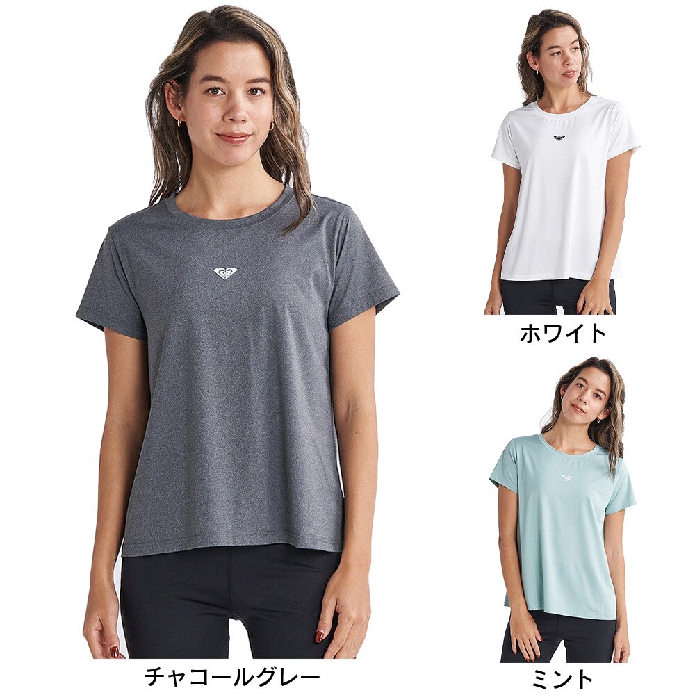 ロキシー（ROXY）（レディース）半袖Tシャツ レディース 水陸両用  ENERGY 23FWRST234546CHA