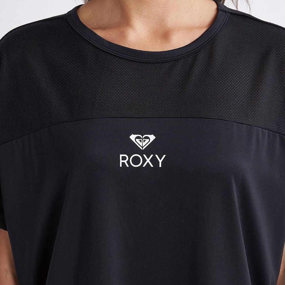 ロキシー（ROXY）（レディース）半袖Ｔシャツ レディース 水陸両用  MAGNIFICENT 23FWRST234549BLK