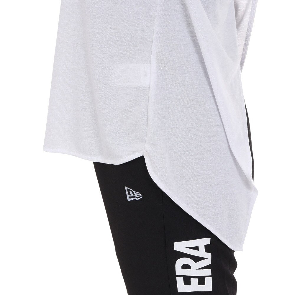 ニューエラ（NEW ERA）（レディース）tシャツ 半袖 パフォーマンスアパレル バックスリット 吸汗速乾 ホワイト 白 ヨガ フィットネスウェア 14121930