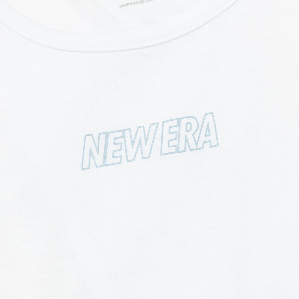 ニューエラ（NEW ERA）（レディース）ノースリーブ パフォーマンスアパレル バックスリット 吸汗速乾 ホワイト 白 ヨガ フィットネスウェア 14121933