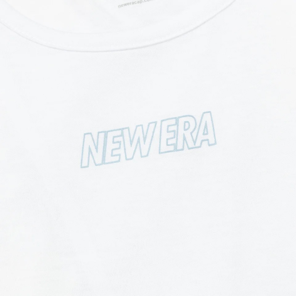 ニューエラ（NEW ERA）（レディース）ノースリーブ パフォーマンスアパレル バックスリット 吸汗速乾 ホワイト 白 ヨガ フィットネスウェア 14121933