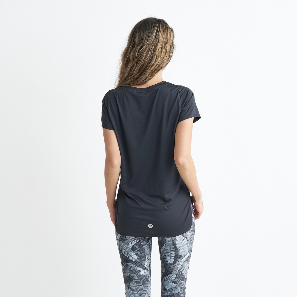 ロキシー（ROXY）（レディース）半袖Tシャツ SPIRITED 24SPRST241511BLK