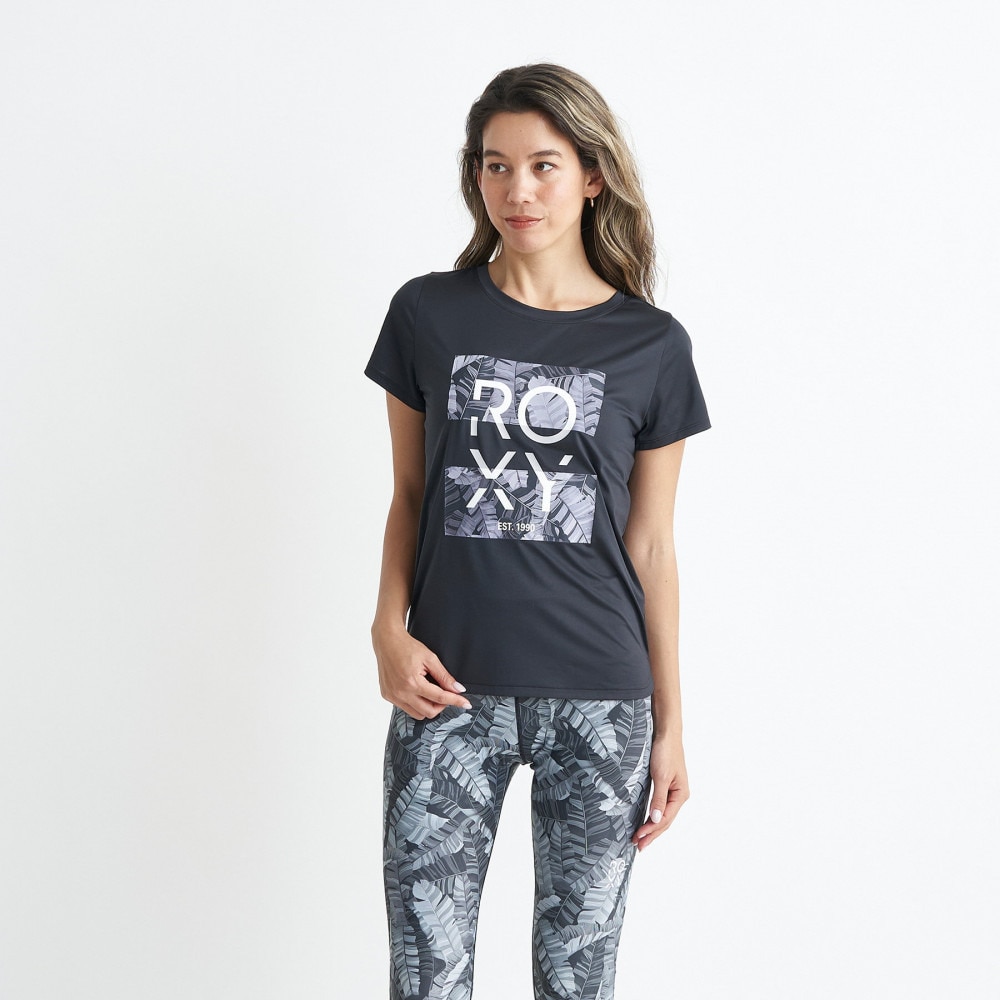 ロキシー（ROXY）（レディース）半袖Tシャツ SPIRITED 24SPRST241511BLK