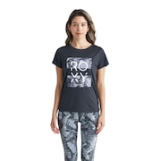 ロキシー（ROXY）（レディース）半袖Tシャツ SPIRITED 24SPRST241511BLK