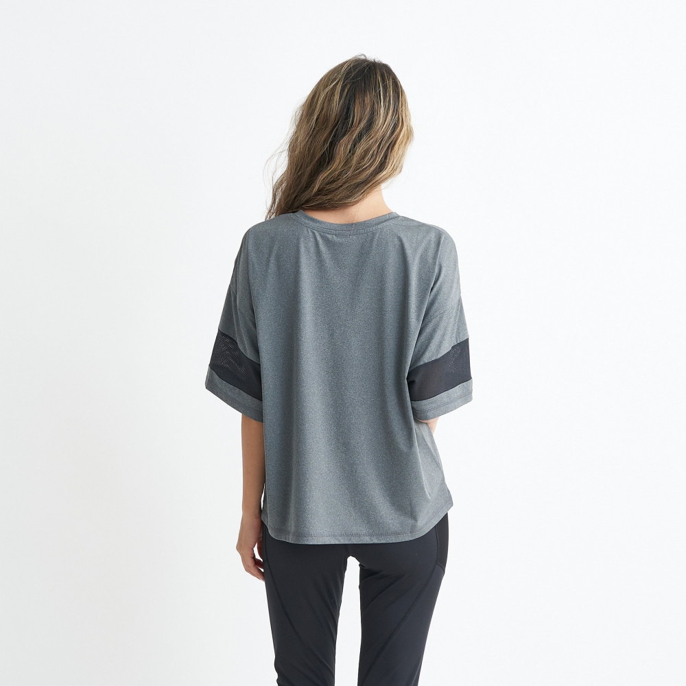 ロキシー（ROXY）（レディース）半袖Tシャツ SIMPLY CALM 24SPRST241517DGY