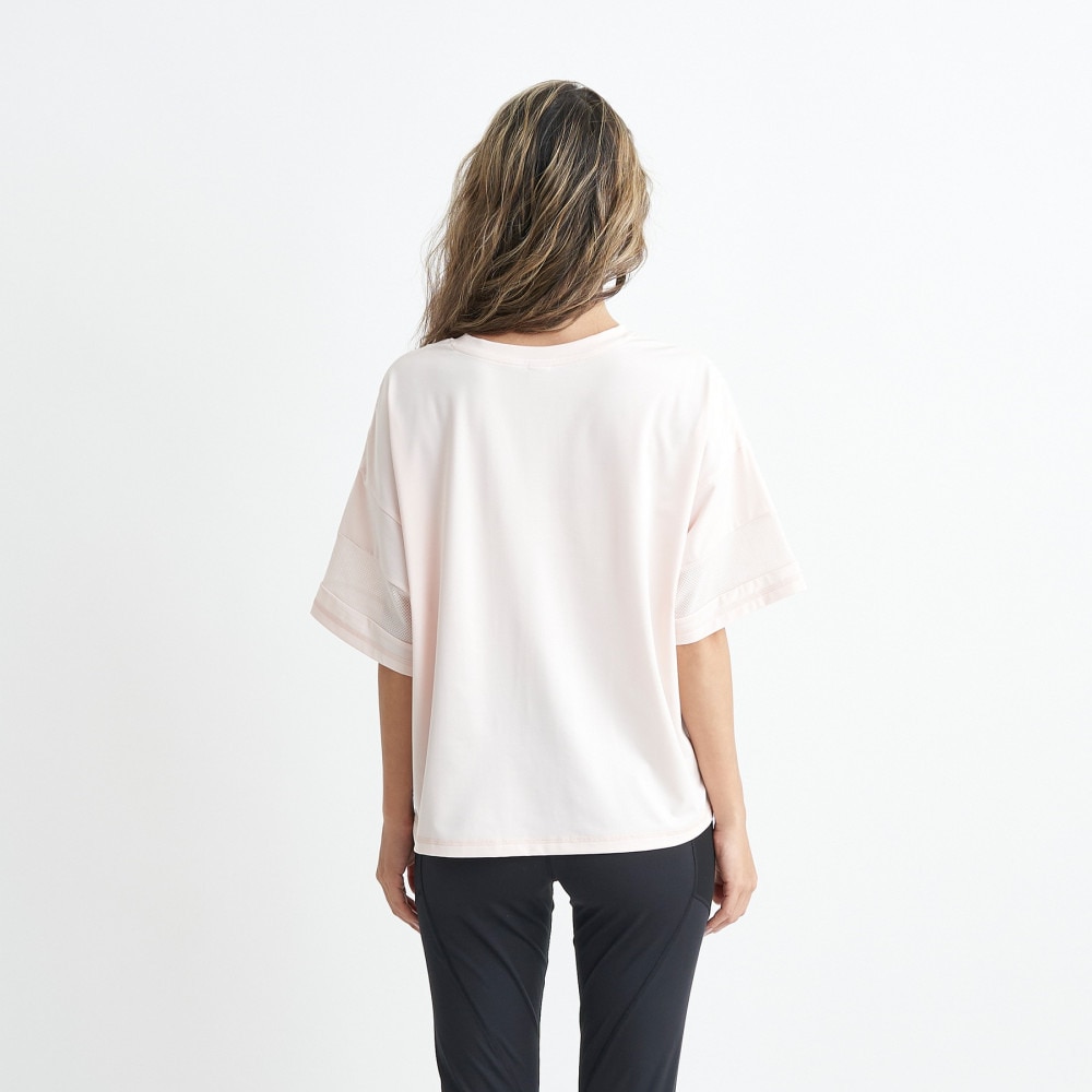 ロキシー（ROXY）（レディース）半袖Tシャツ SIMPLY CALM 24SPRST241517PNK