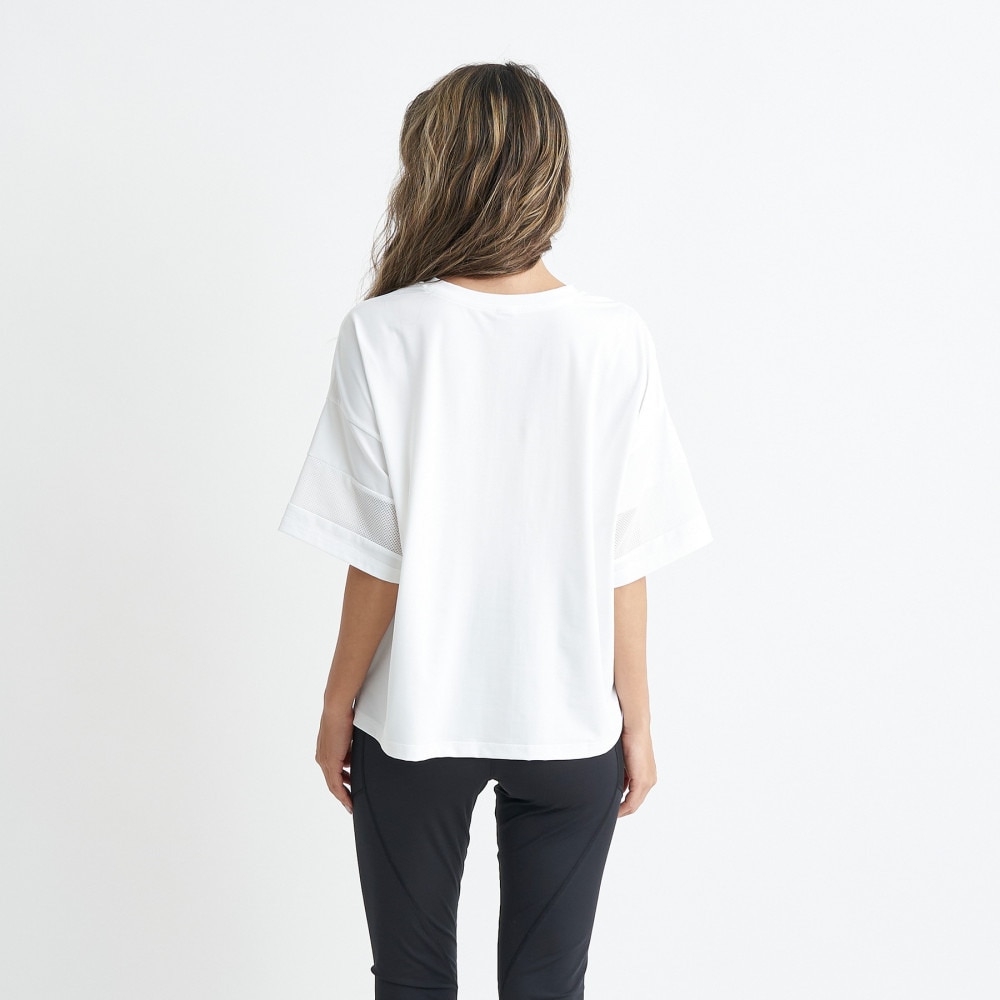 ロキシー（ROXY）（レディース）半袖Tシャツ SIMPLY CALM 24SPRST241517WHT