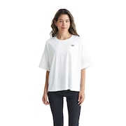 ロキシー（ROXY）（レディース）半袖Tシャツ SIMPLY CALM 24SPRST241517WHT