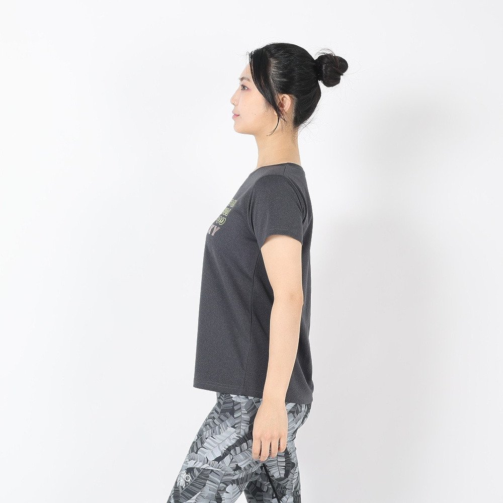 ロキシー（ROXY）（レディース）半袖Tシャツ BE YOURSELF 24SPRST241536DGY