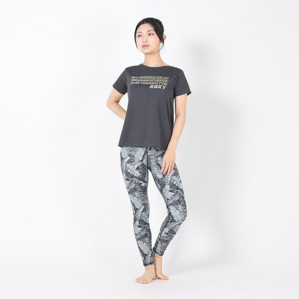 ロキシー（ROXY）（レディース）半袖Tシャツ BE YOURSELF 24SPRST241536DGY