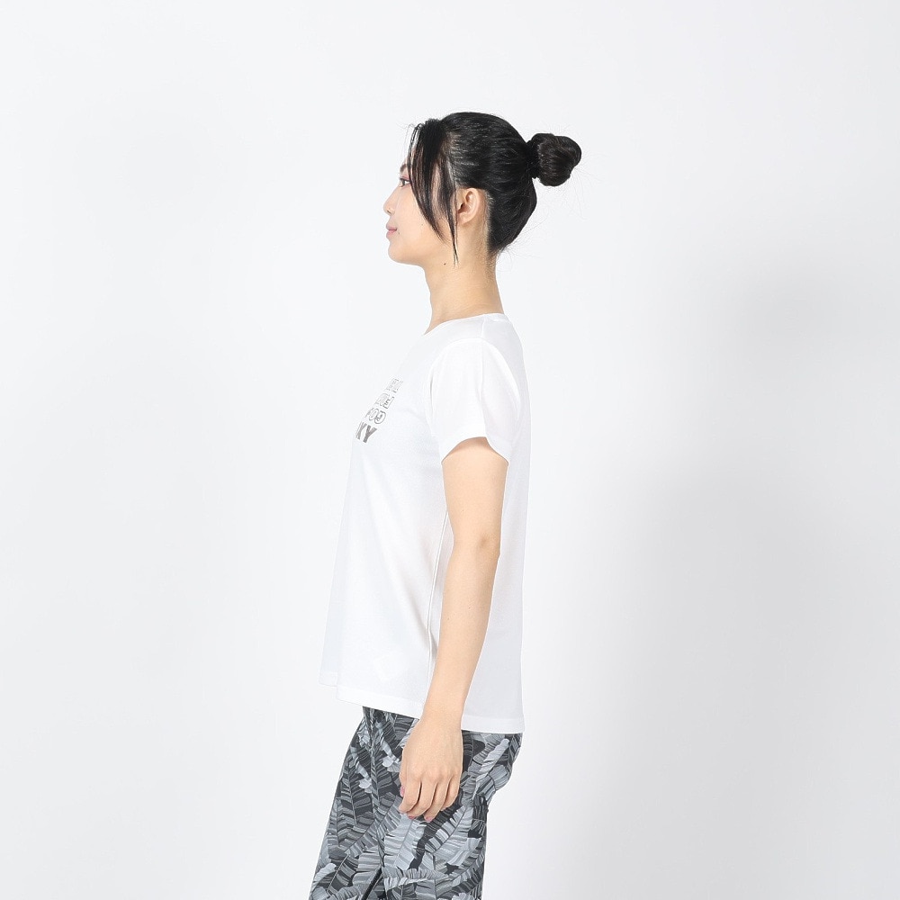 ロキシー（ROXY）（レディース）半袖Tシャツ BE YOURSELF 24SPRST241536WHT