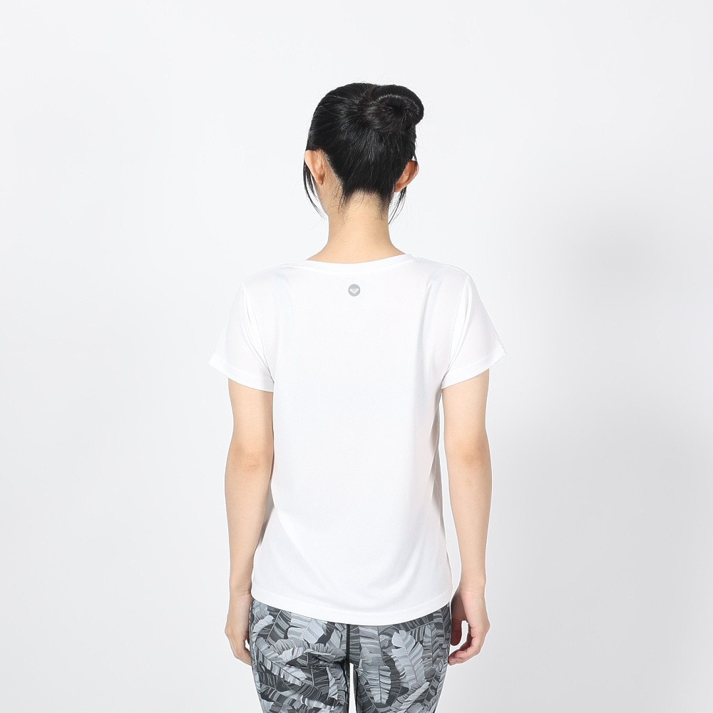 ロキシー（ROXY）（レディース）半袖Tシャツ BE YOURSELF 24SPRST241536WHT
